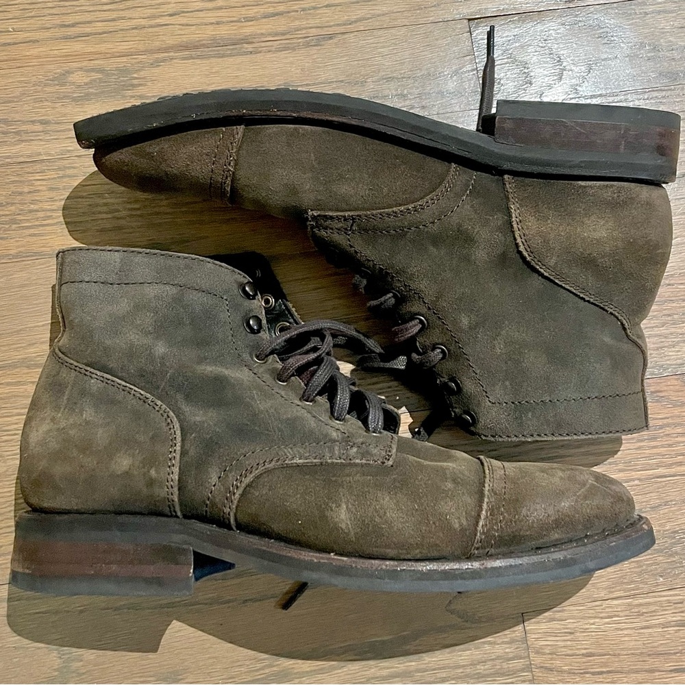 Thursday Boots Captain Suede Leather Boots